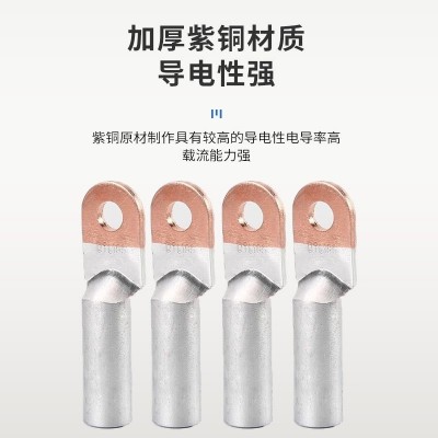 厂家供应DT铜铝鼻子平方接线端子焊接鼻子图3