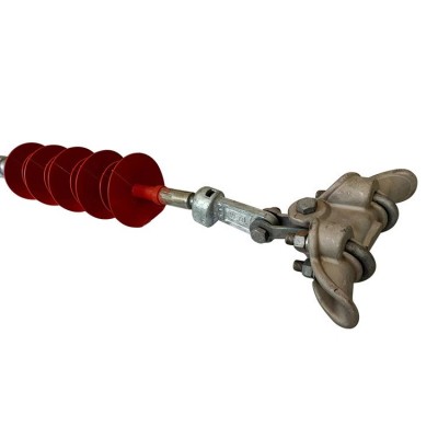 双联悬垂绝缘子串 35KV~220kV架空输变电线路金具定 制图4