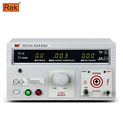 美瑞克RK2670AM耐压测试仪50KV超高压击穿数显交直流介电强度测试图3