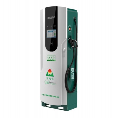 万辉新能源车80KW双枪立式直流充电桩扫码刷卡快速充电桩商用厂家图5