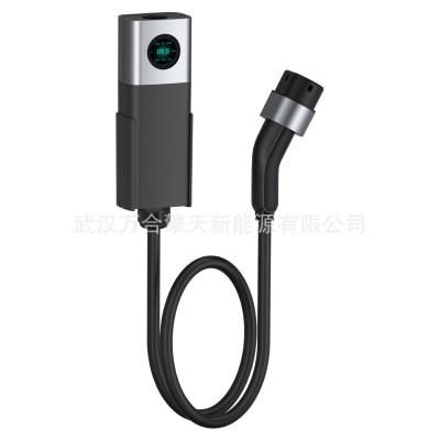 国标美标欧标3.5/7/11/22KW便携随车充交流充电桩电动汽车充电器图5