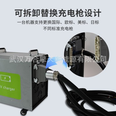 40KW欧标国标直流充电桩 家用直流快充商用移动救援便携充电机图4