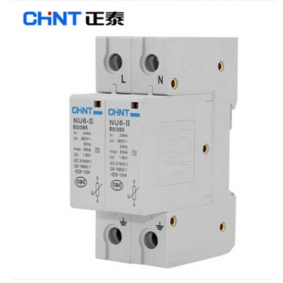 正泰浪涌保护器NU6-Ⅱ 40kA/385V 2P图3