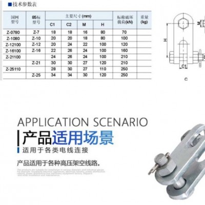 Z型直角挂板Z-1695,连接金具的型号是怎么串联起来的图4