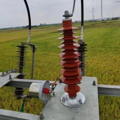 35kv氧化锌避雷器YH5WZ-51/134坐式氧化锌避雷器，线路金具生产厂图3