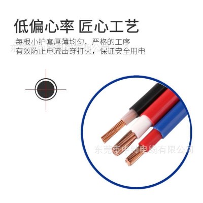金龙羽正品电线电缆BVV10平方-300平方双塑铜芯电线散剪图4
