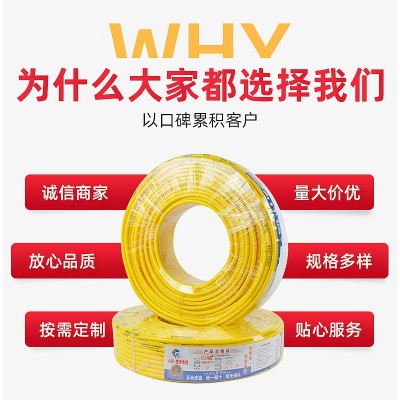 电线电缆RVV22.5平方家用电线铜芯足米批发电力防水无氧铜电缆图2