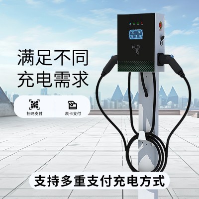 新能源汽车充电桩7KW家用交流桩14千瓦双枪/单枪扫码刷卡32A/220V图4