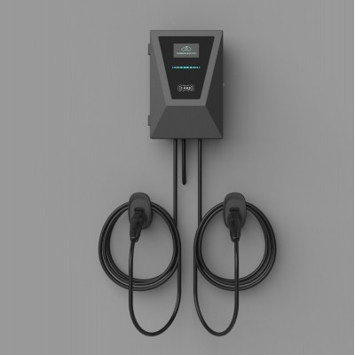 新能源电动汽车充电桩交流充电枪智能充电14KW双枪商用充电桩图2