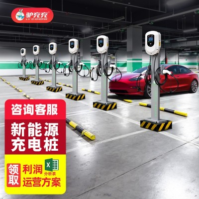 新能源汽车充电桩7KW双枪充电站商用投资建站特斯拉比亚迪通用桩图2
