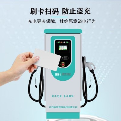 瑞华智能电动车120KW充电桩新能源比亚迪特斯拉商用直流快充电桩图5