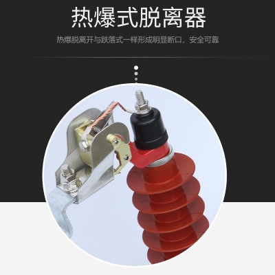 HY5WS-17/50DLT跌落式氧化锌避雷器10kv跌落式线路防雷器厂家批发图3