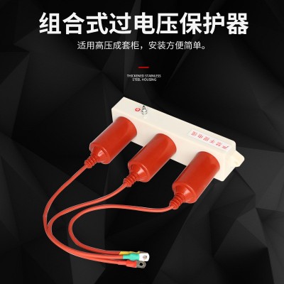 10kv复合三相组合式过电压保护器成套柜用高压氧化锌避雷器厂家图4