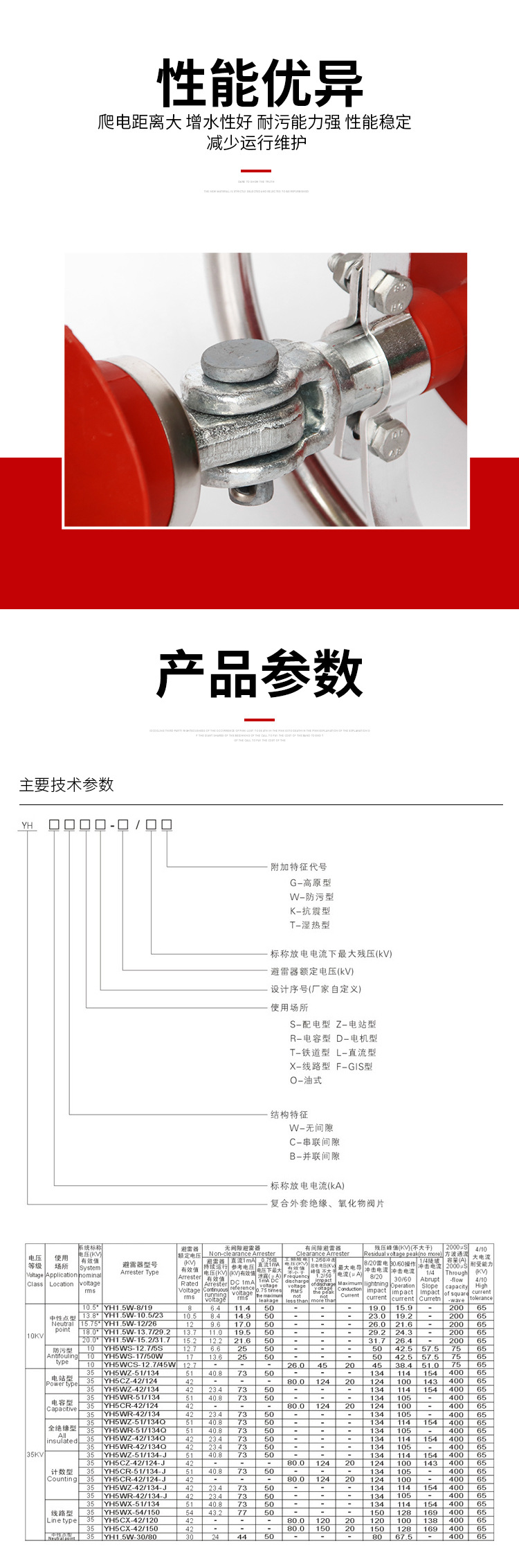 氧化锌避雷器