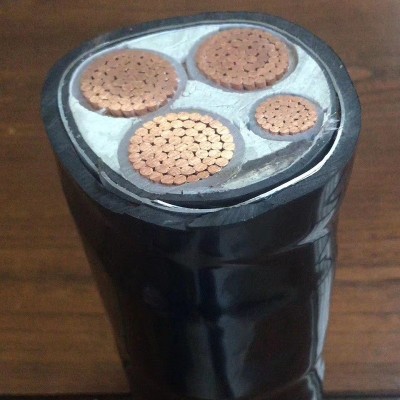 YJV22铠装电缆线4芯500平方3+1带铠地埋电缆3*500+1*240硬芯铜线
