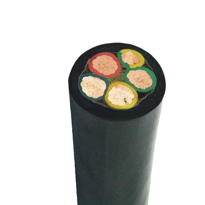 厂家直销YZ/YC橡胶软电缆现货供应国标橡套线3+2芯图2