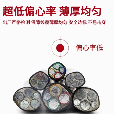 YJLV国标铝线铝芯电缆线单股1/2/3/4芯10/16/35/50/70平方Y JLV22图5