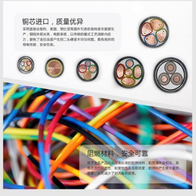 福建南平太阳牌足米足芯铜芯低烟无卤电缆 带铠 YJV22-3*120+1*70图2