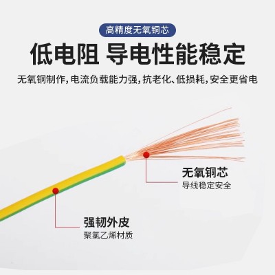 重庆三峡电线家装家用BV硬线1.5国标2.5/4/6平方单股铜芯散剪铜线图3
