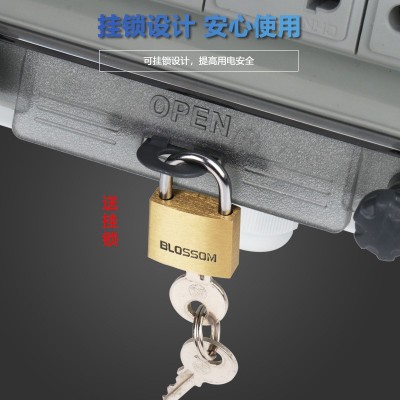 防水小配电箱室外开关盒防雨塑料壳体明装家断路器空开户外电箱盒图4