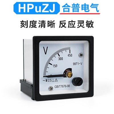 指针式交流电流表99T1电流表100A50A 200A 99t1电压表450V 250V图2