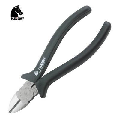 原装正品日本KEIBA马牌N-206S电工斜咀钳150mm电缆断线剥皮钳子