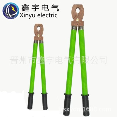 10KV高压绝缘夹钳环氧树脂35KV电力高压绝缘夹钳轻型手握式绝缘钳图2