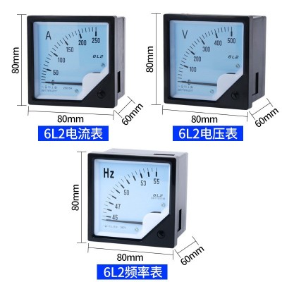 6L2交流电流表电压表头 6L2指针式测量电流表电压表批发图3