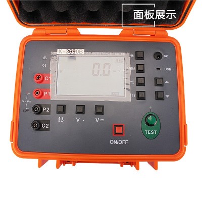 厂家直供K-3690B等电位测试仪智能型数字式等电位连接电阻测试仪图2