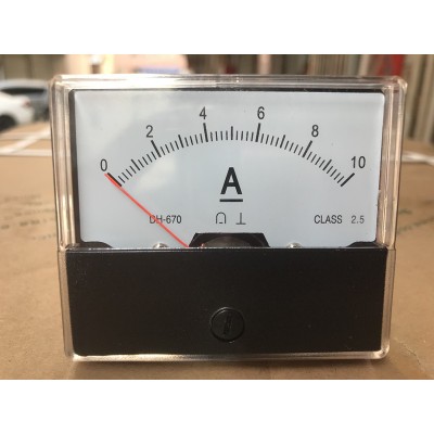 DH-670指针式电流表头超声波焊接点焊点烫机DC表头60*70MM图2