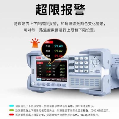 优利德UT3208+/3216+/3224+/3232+多路温度测试仪多路温升记录仪