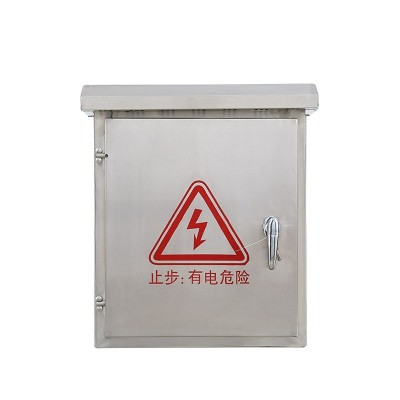 定制不锈钢配电箱30*40户外防雨充电桩保护控制箱电表监控防水箱图5