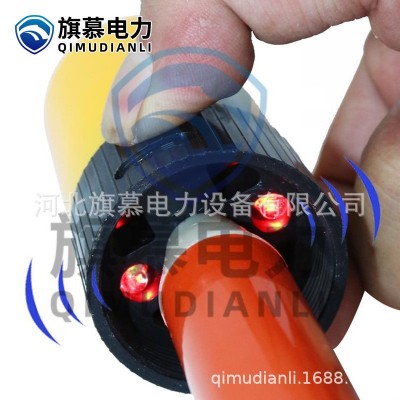 厂家批发高压验电器10KV棒式35KV电工伸缩声光高压110KV测验电笔图2