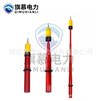 厂家批发高压验电器10KV棒式35KV电工伸缩声光高压110KV测验电笔图3