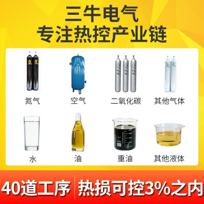 防爆管道加热器压缩气体加热器法兰液体辅助加热系统工业电加热器图2