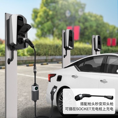 欧标socket商用充电桩新能源汽车无枪线充电桩商用交流充电桩图2
