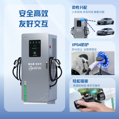120kw直流双枪一体机 新能源电动汽车充电桩 商用 直流双枪一体机图3
