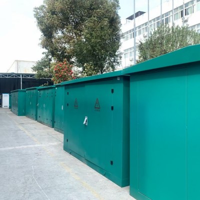 400KVA箱式变电站户外预装式欧式箱变组合型630kva成套箱式变压器图2