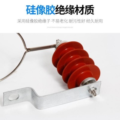 金锢10KV防雷保护装置 XHQ5-12.7-36过电保护器 串联间隙避雷器图4