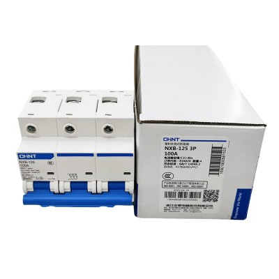 正泰NXB-125空气开关4p3p100A125A工业用63A80A 大功率小型断路器图5