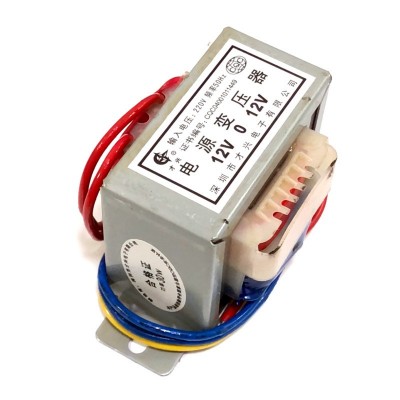 EI型30W电源单相双绕组变压器 低频220V转6V9V12V15v24V单双全铜图5