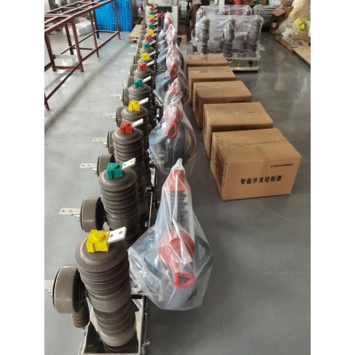 ZW32-12 不锈钢手动 柱上开关断路器 弹簧机构 10KV高压断路器图2
