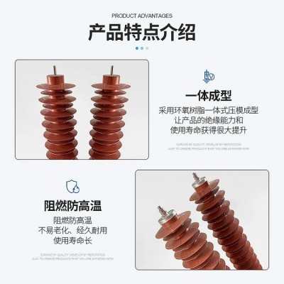 YH10WZ-108/281高压复合金属氧化锌避雷器 110KV高压避雷器电站型图4