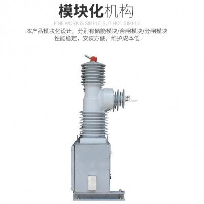 户外高压永磁真空断路ZW32-40.5FG/630-25智能高压开关图4