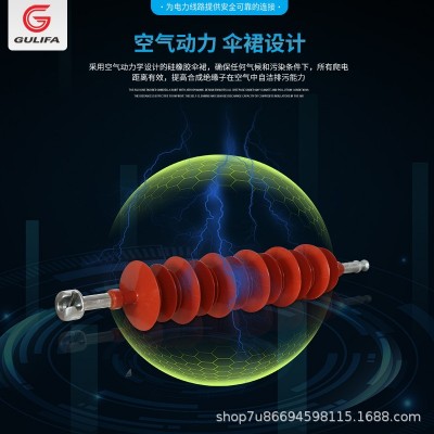厂家直销复合绝缘子FXBW4复合悬式绝缘子FXBW4-220/120-1470批发图5