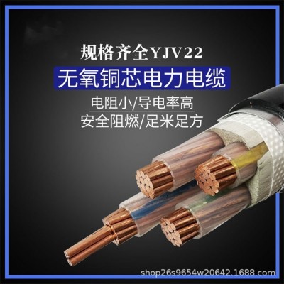 WDZN-YJV-0.61KV铜芯电缆 纯铜YJV电缆线 阻燃多股铜芯低压电力电缆图5
