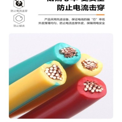 金龙羽电线电缆 电缆硬线 南方珠江南洋电缆 低烟无卤电缆线图4