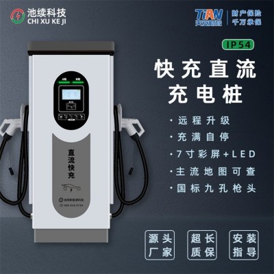 80kw双枪直流充电桩 社区/自用/服务区/停车场新能源汽车充电设备图2