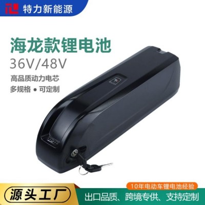 源头厂 36V/48海龙款电动自行车锂电池助力车改装山地车电池组出口