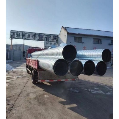 立胜圆形 方形通风管道 消防管道 白铁皮加工 支持定制 耐腐蚀图2